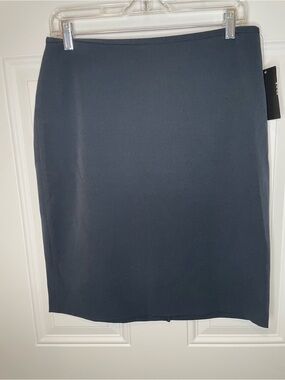 NWT $62 Slate’s Essentials Classic Dark Navy Pencil Skirt - Size 10